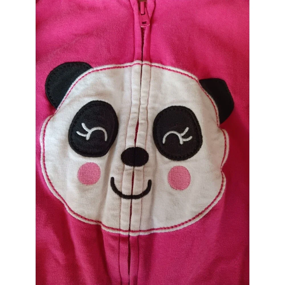Jacket 18 months Carters Sportswear hoodie sweater zip Pink Panda
